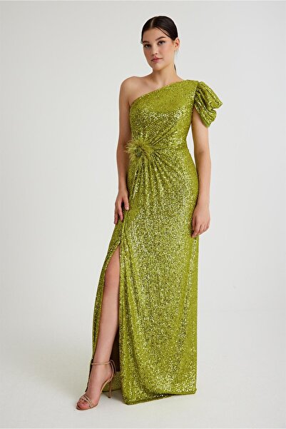 MAXXE 5684PAY PAYETLİ ABİYE ELBİSE