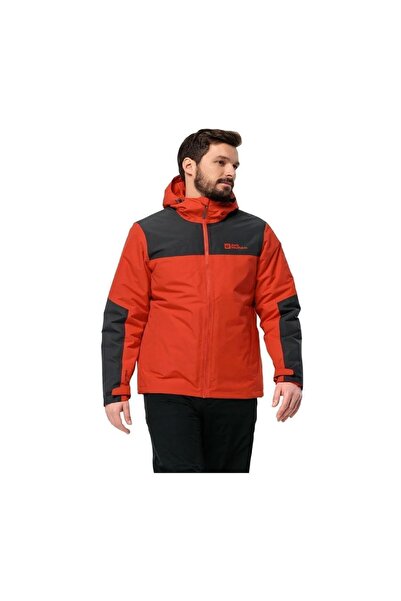 Jack Wolfskin Jasper Ins Jkt M Erkek Mont Strong Red