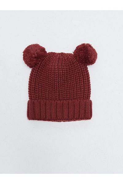 LC Waikiki Lcw Basic Baby Girl Knitwear Beret