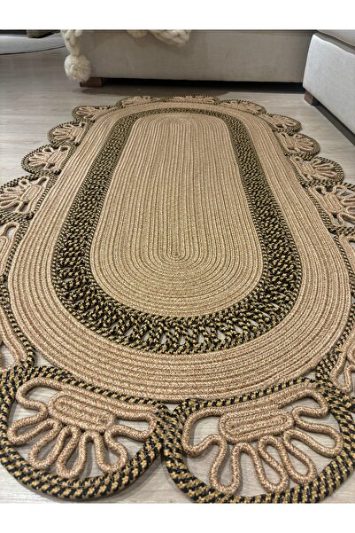 MaVaux Matrix Jüt Kilim, Paspas, Mutfak Halısı, Banyo Paspası, Kilim, Halı, O...