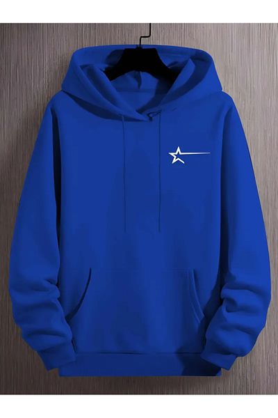 Karatopak Hanorac oversize cu glugă unisex imprimat cu buzunar cangur