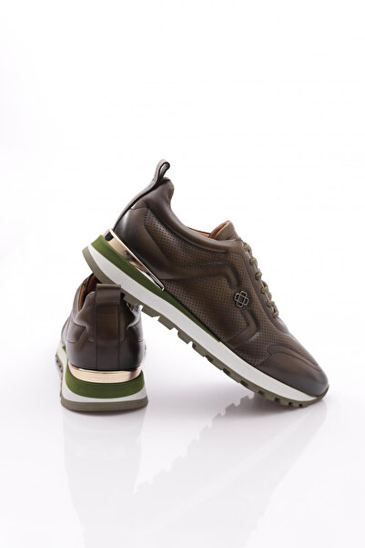 DGN Erkek Bağcıklı Sneakers Ayakkabı Haki 610713617