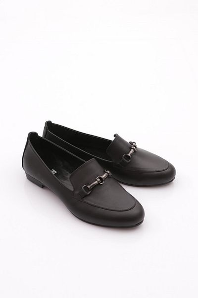 DGN Дамски аксесоар, мокасини, черни, 8182678