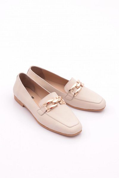 DGN Ecru Γυναικείο Loafer - Με Αξεσουάρ 8122678