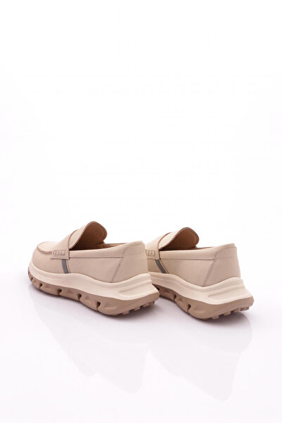 DGN Erkek Üstü Şeritli Comfort Ayakkabı Bej 69683617