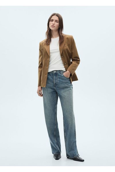 MANGO Woman Lyocell Blazer - Μπουφάν τσέπης