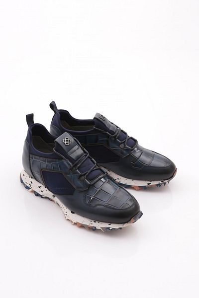 DGN Ανδρικά παπούτσια με κορδόνια παπούτσια Navy Blue 62163617