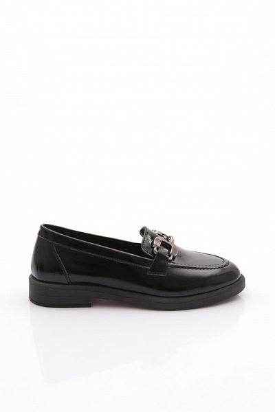DGN Black Patent Leather Loafer - Women's Accessory Shoes 8172678