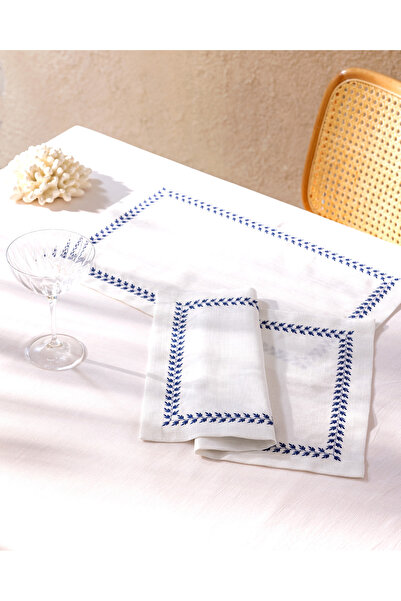 Madame Coco خدمة موسيل الأمريكية مكونة من قطعتين - أبيض/كحلي