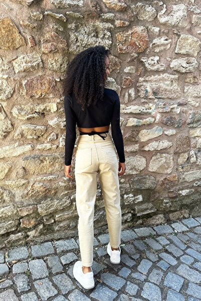 MAKRAS EXCLUSIVE A195167 Jeans High Waist Mom Skinny Jeans