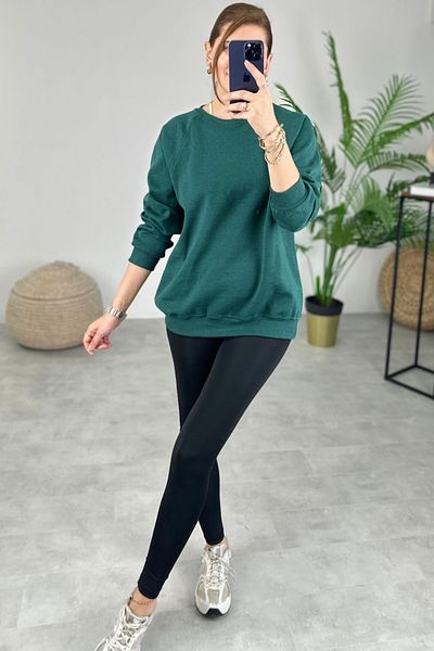 bb butik basic Thick Three Thread Oversize Sweatshirt with Fleece Inside Bb 090882