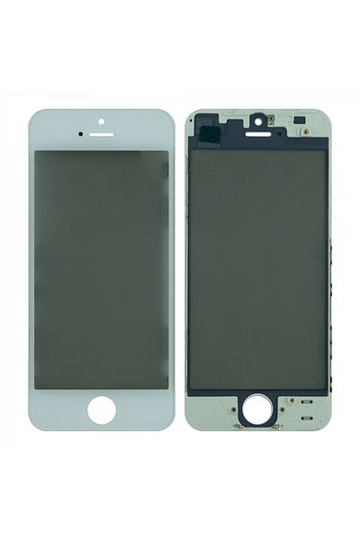 Nettech Teknonet iPhone 5 Compatible Touch Lens Oca Polarized Frame - White
