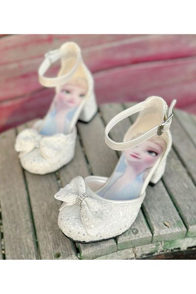Surpie Shoes Pantofi cu toc pentru copii, pantofi cu toc cu caracter, pantofi de seara pentru copii