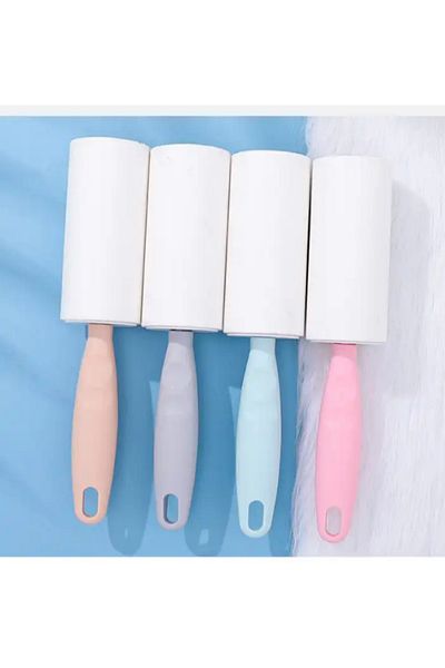 hayhall 2 Pieces 60 Leaf Feather Collection Roller Adhesive Bristle Feather Dust Collector Roller Cat Dog