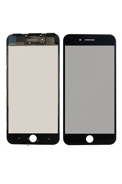 Nettech Teknonet iPhone 7 Plus Compatible Touch Lens Oca Frame - Black