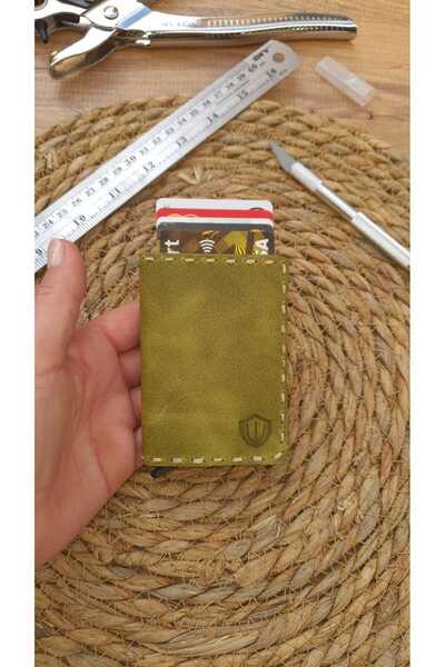 GoGoPlus Monies Mechanismed Hand Stitched Card Holder