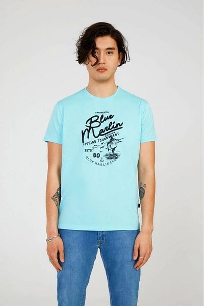 The Crow Ανδρικό μπλουζάκι με στάμπα Crew Neck Tc7111