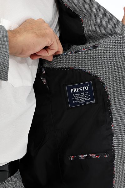 Presto Men's Classic (Regulated) Suit 6 Drop Gray-672-050