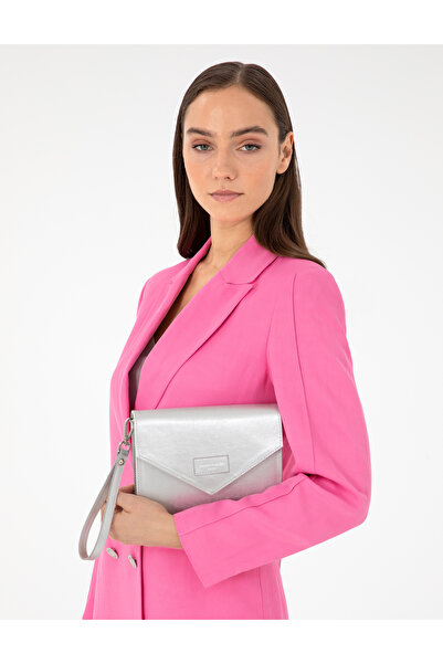 Pierre Cardin Ασημένια τσάντα χειρός μοντέλου VR107 - 50296217