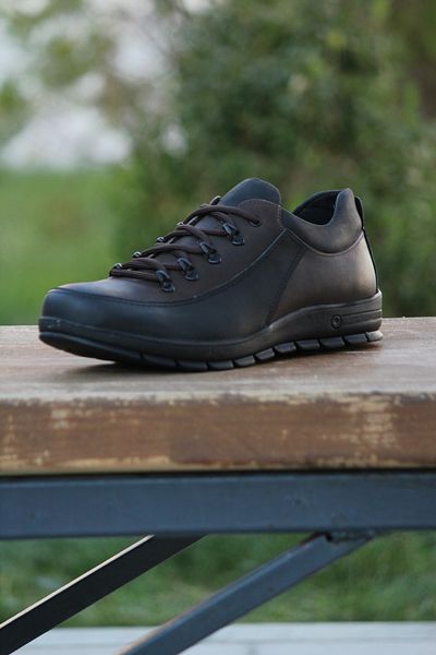 LİCCAS Pantofi de iarnă pentru bărbați din piele naturală - cauciuc Gear Autobetic și Bonded