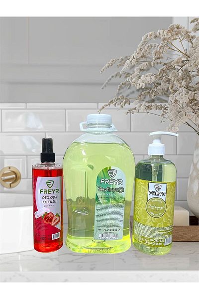 FREYR 2500Ml-750Ml Moisturizing Hand Soap - Extra Olive Oil Perfumed, 400ml Room Fragrance