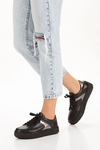 PASSAGE SHOES Γυναικεία πολύχρωμα αθλητικά παπούτσια από γνήσιο δέρμα 2077