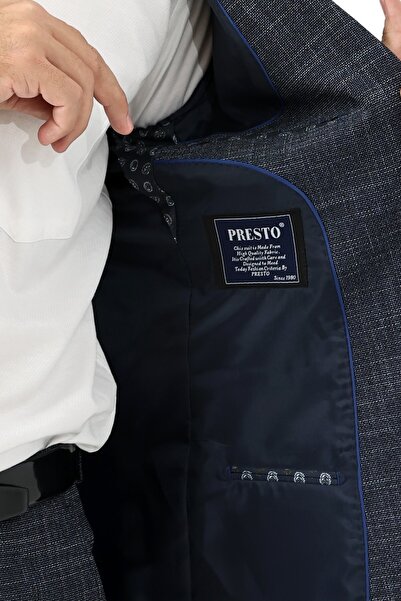 Presto Men's Classic 6 Drop K Regular Suit - Navy-672-250