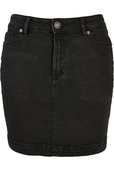Urban Classics Damen Ladies Stretch Denim Mini Skirt