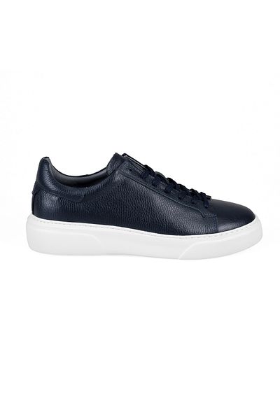 Desa Ανδρικά δερμάτινα casual παπούτσια Marlon Navy Blue
