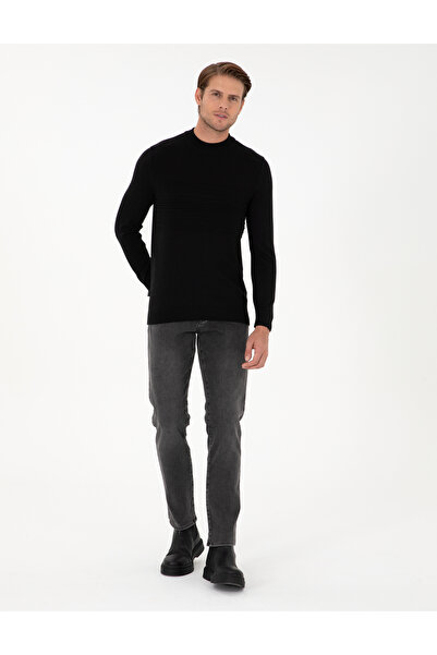 Pierre Cardin Antrasit Straight Fit Jean Pantolon 50295891-VR006
