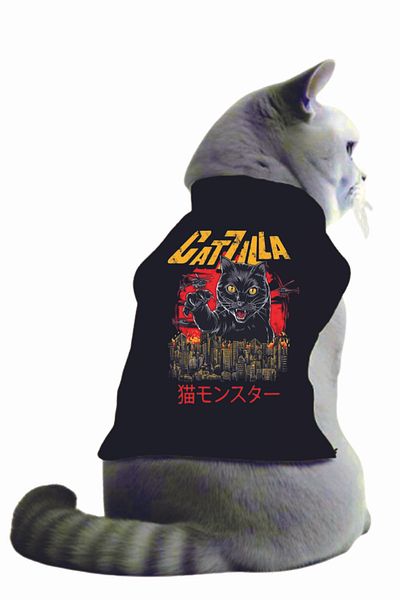 Advantage Catzilla Cat Printed Cat Sweatshirt