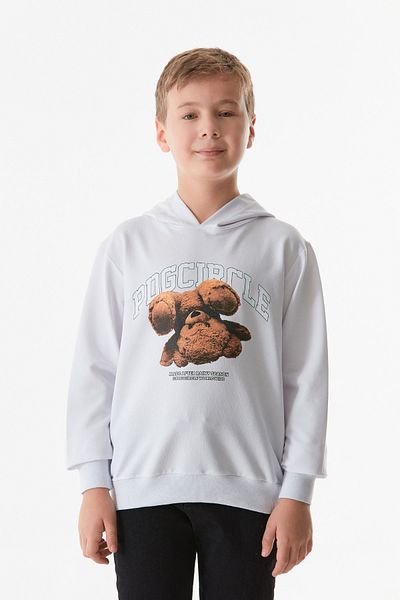Fulla Moda Φούτερ με λαιμόκοψη Teddy Bear με στάμπα