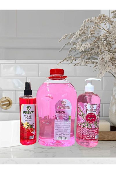 FREYR 2500Ml-750Ml Moisturizing Soap - Extra Lilac Perfumed, 400ml Room Fragrance