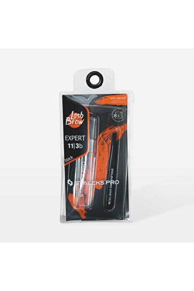 STALEKS EXPERT 11 TYPE 3b Kaş Cımbızı (Geniş Yamuk Kenarlar), Siyah