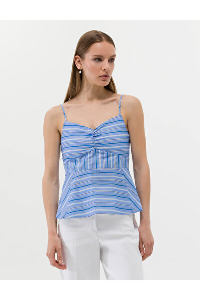 Pierre Cardin Mavi Crop Top Bluz 50262693-VR036