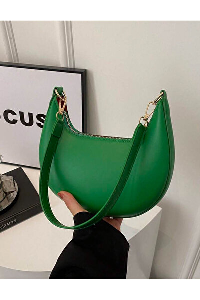 İAMBTŞY AY DİZAYNLI GÜNLÜK ŞIK TASARIMLI KADIN KOLTUK ALTI BAGET ÇANTA