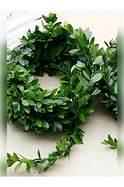 rkmstore 7 Metre Tel Yaprak Doğalgaz Borusu Süsü Şerit Yapay Taç Sarmaşık Çiç...