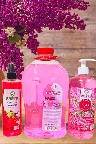 FREYR 2500Ml-750Ml Moisturizing Soap - Extra Lilac Perfumed, 400ml Room Fragrance