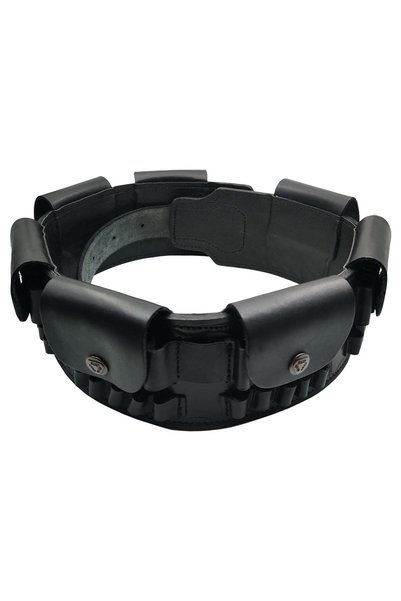 Aresoutdoors Deri Avcı Bel Fişekliği 7.62MM Yivli İçin Kapaklı Deri Fişeklik ...