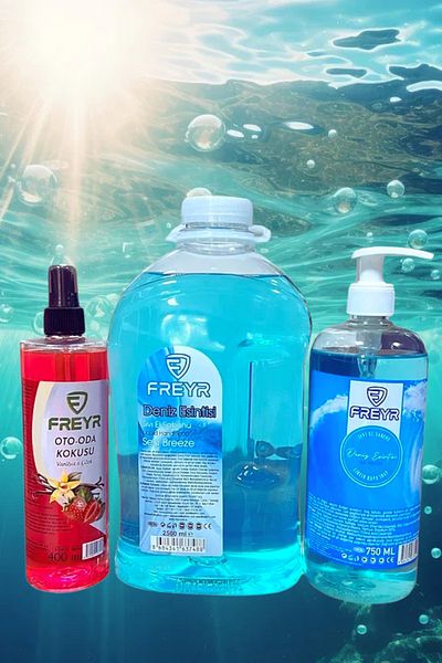 FREYR 2500Ml-750Ml Moisturizing and Extra Sea Breeze Perfumed Soap - 400ml Focus