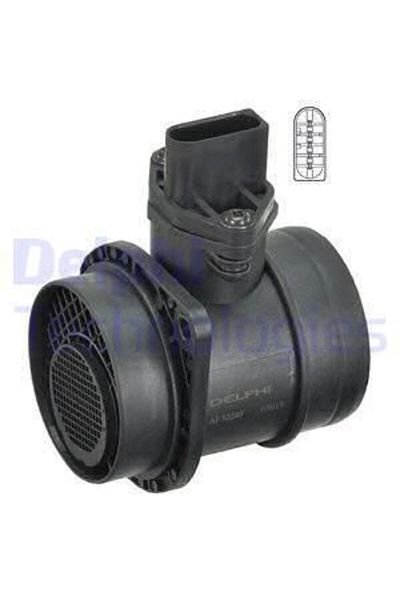 DELPHİ جهاز قياس كتلة الهواء (VW CADDY 04-11 GOLF 02-09 PASSAT 06-11 POLO 02-10 TRANSPORTER 03-10) BJB-BNV-AXB