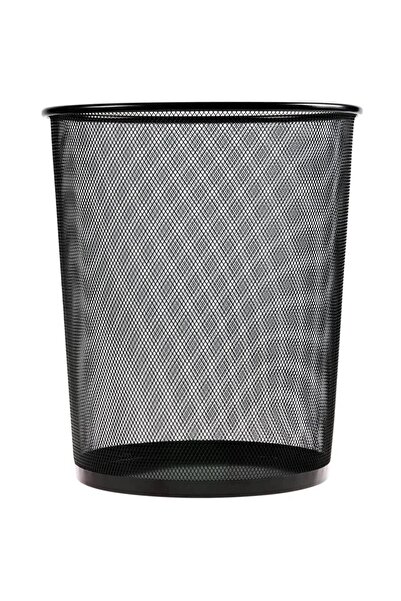 ente سلة المهملات الشبكية باللون الأسود