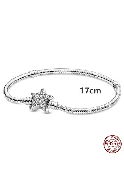 POSEİDONS JEWELLERY Gümüş Moments Asimetrik Yıldız Klipsli Bileklik