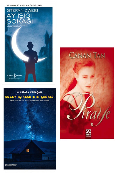 TÜRKİYE İŞ BANKASI KÜLTÜR YAYINLARI Piraye - Canan Tan + Ay Işığı Sokağı + Ku...