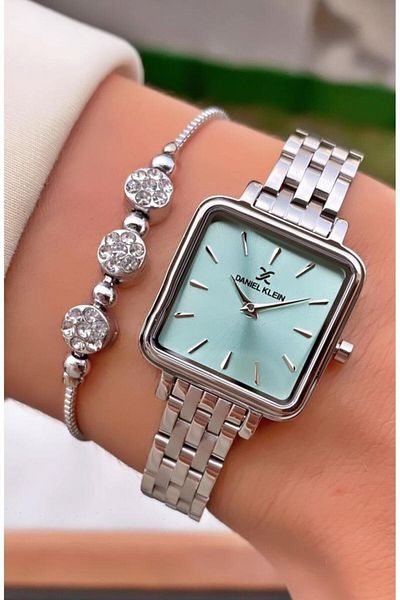 Daniel Klein Mrd11748 Silver Color Women's Wristwatch Bracelet