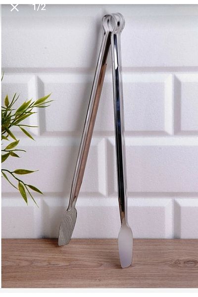EMPA Stainless Steel Cloth and Fry Tongs