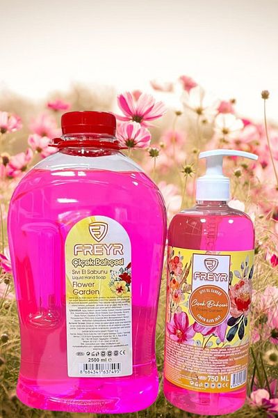 FREYR 2500Ml-750Ml Moisturizing Liquid Hand Soap - Extra Flower Garden Perfumed