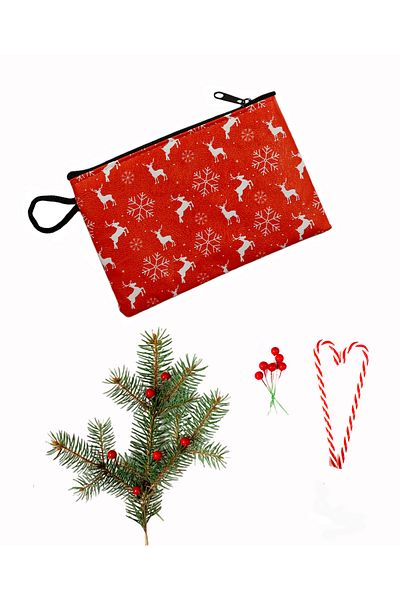 reprodesign 10X15 cm New Year Themed Red Special Design Mini Wallet 1 Piece