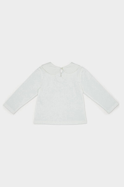 Panço Tricou cu detaliu brodat pe guler