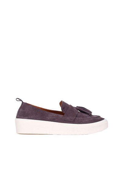 Bueno Shoes Gray Light Suede Men's Casual Shoes 01Ms10606